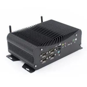 12番目のファンレスIntelCore i7 1255u i5 1235U Mini PC i225 2.5G Lan RS232/485 COMGPIO産業用ITX頑丈なコンピューターが11/linuxを獲得