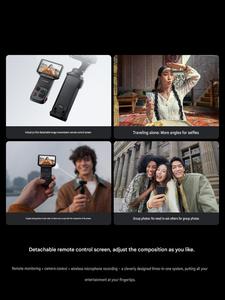 Portable 360 Degree Action <b>Camera</b> Handheld Sports Cam with Dual Lens and Screen for Travel Vlog Filming - Product Image 4