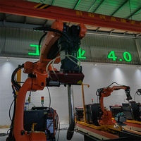 Robot de Soldadura Colaborativo CNC para Vigas H, Motor PLC, Tipo de Riel Terrestre, Potencia de 2kW para Fabricación de Estructuras de Acero (Espesor de 6-18 mm)