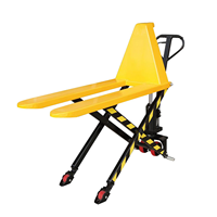 1500kg hydraulique haute levée transpalette ciseaux main transpalette ciseaux gerbeur chariot élévateur pour entrepôt