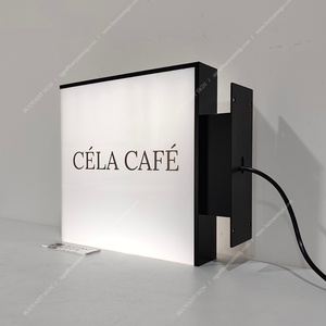 Letrero Luminoso Cuadrado Redondo, Letreros Publicitarios LED para Exteriores, Letrero LED Acrílico Personalizado - Product Image 4
