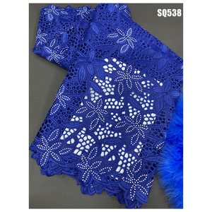 Dentelle sèche de Noël avec pierres, modèle Sénégal / Dentelle ghanéenne, dentelle africaine pour mariage - Product Image 5