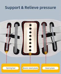 Faja elástica de grado médico para el dolor de espalda con almohadillas de soporte para la columna vertebral, para hernia de disco, ciática, soporte ortopédico para la espalda - Product Image 3