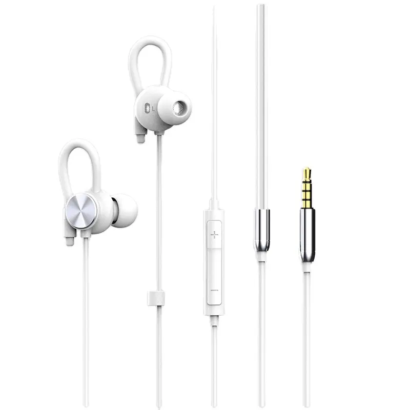 Good Quality Stereo Bass Headphone Handsfree With Volume Control Microphone For Iphone Samsung Vivo Oppo Xiaomi Redmi Gionee