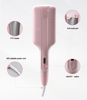 Fer à boucler électrique automatique en céramique PTC pour ondulations et boucles, ionique, portable, pour usage domestique et hôtelier