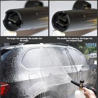 Lance à mousse professionnelle OEM/ODM personnalisée en gros pour nettoyeur haute pression, accessoires portables à jet de pulvérisation en plastique et laiton, en vrac