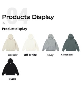 Sweat-shirts à capuche surdimensionnés pour hommes, sweat-shirt à capuche personnalisé, de haute qualité, décontracté, à capuche, sweat-shirt uni, logo personnalisé, imperméable - Product Image 5