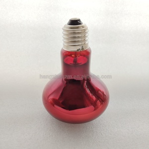 Bombilla calefactora infrarroja para reptiles, foco calefactor de vidrio rojo R80 de 75W y 100W para dragón barbudo - Product Image 3