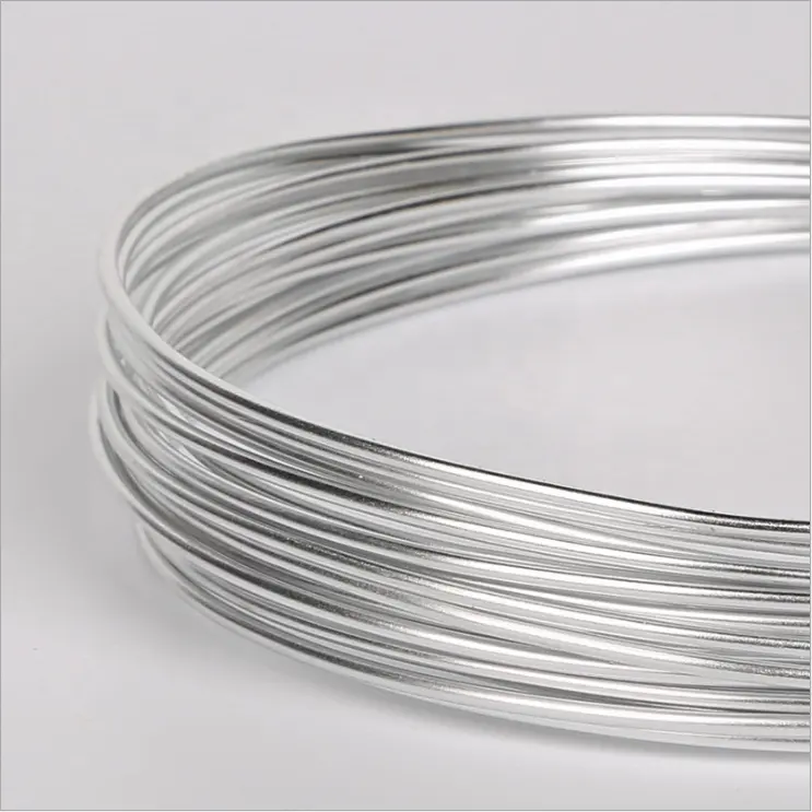 Popting Peralatan Perhiasan Diy Diameter 2Mm, Kawat Manik-manik Kerajinan Aluminium LX201201 untuk Kerajinan, DIY, Alat Perhiasan Diy