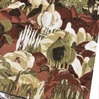 Tissu jacquard en chenille teint en fil – Tissage exquis, tons riches, style rétro – Idéal pour les rideaux, les housses de canapé et les coussins