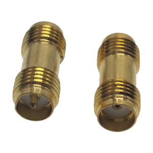 Adaptateur de contact en laiton femelle-femelle pour applications RF, antennes et systèmes radio, modèle -KK4590 - Product Image 1