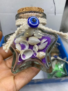 Mini-coquillages <span class=keywords><strong>avec</strong></span> message, <span class=keywords><strong>sable</strong></span> et verre, petite bouteille en verre nautique, décorations <span class=keywords><strong>de</strong></span> plage, souvenir d'été, cadeau artisanal - Product Image 4