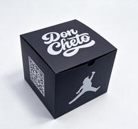 Caja de Embalaje de Cartón Impresa Personalizada para Pequeñas Empresas, Tipo Carpeta de Cartón para Gorras y Sombreros