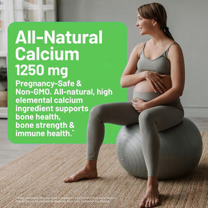 Complément alimentaire de haute qualité à base d'INGRÉDIENTS NATURELS, marque privée, vitamine D et CALCIUM, soutient la santé immunitaire et osseuse, en gélules molles. - Product Image 2