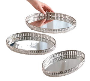 Plateaux de service multifonctionnels en céramique, imprimés sur mesure, style Art Déco, motif animalier, pour la personnalisation de mariage et les souvenirs de marque - Product Image 1