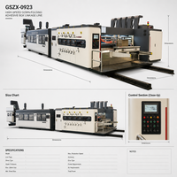 Nouvelle machine de découpe rotative grande taille pour carton ondulé, entièrement automatique et haute vitesse, pour l'impression et le rainurage industriel