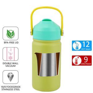 Customized logo Multi Size 16oz Stainless Steel Vacuum <b>Flask</b> Sport Gym Double Insulated Stainless Steel <b>Bottle</b> - Product Image 3