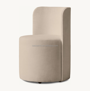 Sassanid OEM moderno contemporáneo francés Art Deco comedor Reynaux curva tela Silla de comedor - Product Image 4