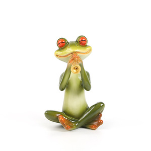 New Launch Product Mini <strong>Frogs</strong> Resin Figurine Angel <strong>Frog</strong> Figurine Animal Miniature Made of China - Product Image 6
