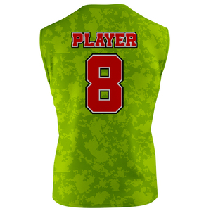 Tenues de football 7v7 sur mesure, fabrication professionnelle, produit de qualité supérieure, style sans manches, légères, pour le sport. - Product Image 5