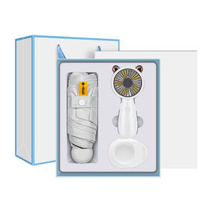 ชุดของที่ระลึกพิเศษสำหรับงานแต่งงานในฤดูร้อนชุดของขวัญโปรโมชั่นมินิพัดลมและร่มสำหรับแขกแฟนวันเกิดปาร์ตี้ของขวัญสำหรับเด็กผู้ชาย - Product Image 5