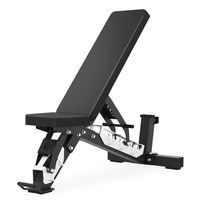 Logo personnalisé EPR force réglable multifonction en acier et plastique banc de musculation pliable style plat pour usage domestique