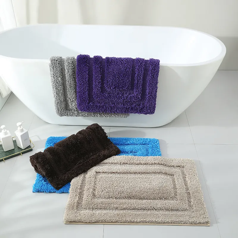 Factory Supply Modern Simple Bathroom Absorbent Floor Mat Daily Life Area Rugs Carpet