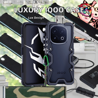 Étui à vis en aluminium de luxe pour Vivo IQOO 13 12 10 / IQOO 12 10 Pro housse de protection pour téléphone portable