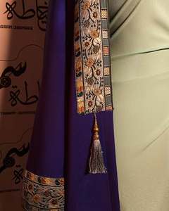 잘라비야 드레스 2026 우아하고 단정한 이슬람 웨딩 드레스, 수작업으로 아름다운 자수가 들어간 라마단 무슬림 여성 드레스 - Product Image 5