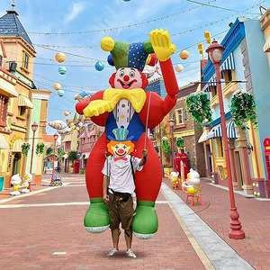 Disfraz de Mascota Inflable de Payaso, Ideal para Desfiles y Festivales, Aumenta la Visibilidad y la Diversión - Product Image 1