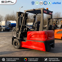 Chariot élévateur électrique à 3 roues, prix usine, 1t, 1,5t, 2t, mini chariot élévateur à batterie lithium, équipement de manutention pour espaces étroits