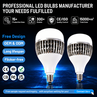 Ampoule LED AC100-265V, coque en aluminium, dissipation thermique, durée de vie plus longue, T170 150W 11500LM 6500K, adaptée à l'éclairage des grands lieux