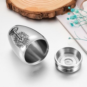 Urna de Lujo de Aleación de Aluminio con Diseño de Vela, Contenedor Pequeño para Cenizas de Mascotas y Recuerdo, Cuadrado Hermético, Suministros Funerarios de Alta Calidad - Product Image 5