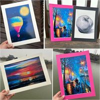 Passe-partout personnalisé pour cadres photo - Passe-partout blanc sans acide, de 5 pouces à A3, pour l'affichage d'images et d'œuvres d'art