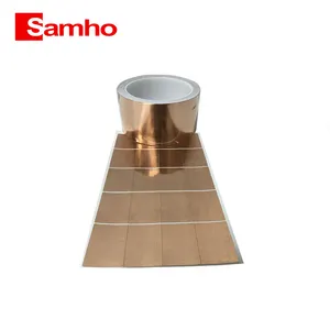 Samho Custom Size Strong Sealing High Viscosity Conductive Heat Resistant Double Conductor Copper Foil Tape