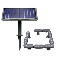 Solar-Baumlichter Faltbares Palmen-Design mit Verbindbarer Funktion IP65 Wasserdicht für Außenbereich Garten LED-Landschaftsbeleuchtung