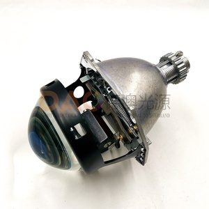 Lente de proyector de faro delantero de coche, lente Universal Bi <span class=keywords><strong>Xenon</strong></span> de revestimiento azul para reemplazo de luz automática, otros accesorios de luz de coche de 12V - Product Image 1