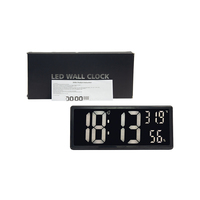 Reloj de Pared Digital Bidireccional Sellado, Reloj Digital con Fecha, Venta al por Mayor, Reloj Digital de Pantalla Grande para el Hogar