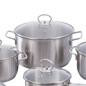 Juego de Ollas y Sartenes de Acero Inoxidable Chefmate de 12 Piezas para Cocina <span class=keywords><strong>India</strong></span> - Product Image 2