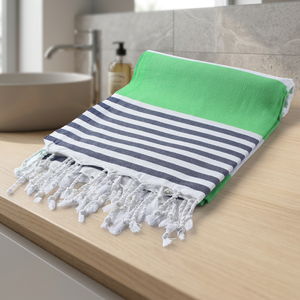 Serviette de sport et de bain ORCHID en coton extérieur à séchage rapide, en suède, pour usage hôtelier, biologique - Product Image 1