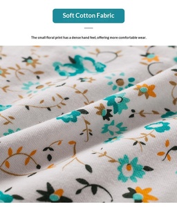 Culottes réutilisables pour adolescentes, taille moyenne, à imprimé floral, en coton, 3 <span class=keywords><strong>couches</strong></span>, anti-fuites, pour les règles - Product Image 6