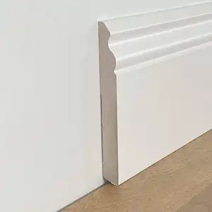 USA Interior Wood Mouldings White Primed Casing Skirting MDF Baseboard