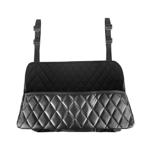 Car <b>Seat</b> <b>Storage</b> Bag 10L Leather Mesh Pocket Foldable Backseat Organizer For Car Interior - Product Image 3