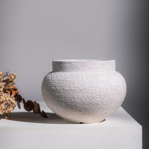 Jarrones de cerámica de gama alta de estilo europeo, tarros de loza de fuego Art <span class=keywords><strong>Deco</strong></span> simples para boda, adornos de ambiente festivo secos - Product Image 3