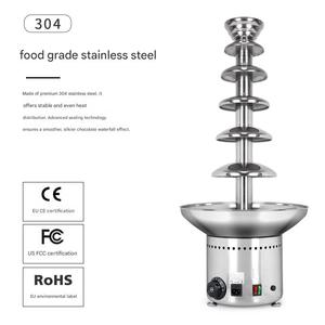 <span class=keywords><strong>Fontaine</strong></span> à <span class=keywords><strong>chocolat</strong></span> électrique entièrement automatique, tube en acrylique moulé avec couvercle rond anti-poussière, protection contre le vent - Product Image 5