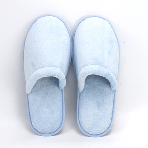 Barato Cómodo Unisex Mujer Invierno Cálido Fluffy Coral Fleece Cerrado Toe Guest Zapatillas de interior para el hogar - Product Image 5