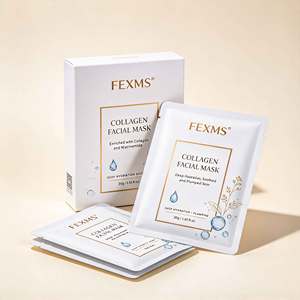Private Label Collagen Facial <strong>Mask</strong> with Niacinamide Deep <strong>Hydration</strong> Soothing Plumping Sheet <strong>Mask</strong> Moisturizing Skin Care - Product Image 1