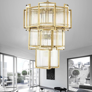 Candelabro Led de cristal de lujo, iluminación decorativa de estilo moderno para comedor, dormitorio, Hotel - Product Image 2