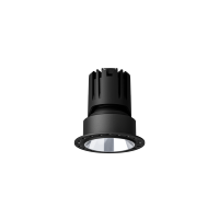 Spot LED encastré moderne en aluminium 10W, orientable et dimmable, 2700K CRI90, anti-éblouissement, pour maison et bureau