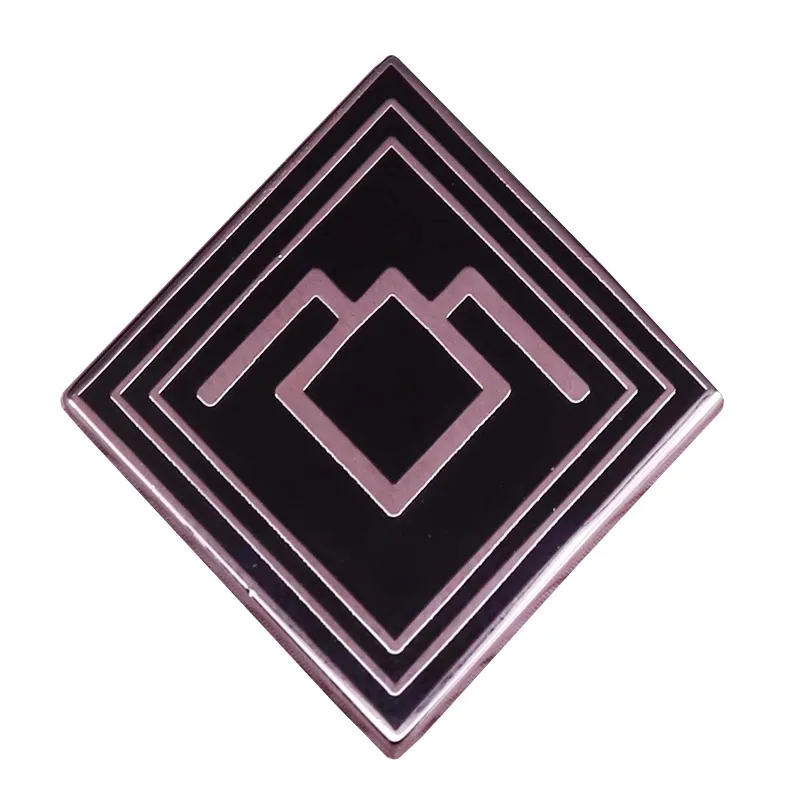 Twin peaks black lodge smalto pin owl cave symbol badge look antico collare spilla fan del film regalo artistico